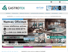 Tablet Screenshot of gastrotex.com.ar